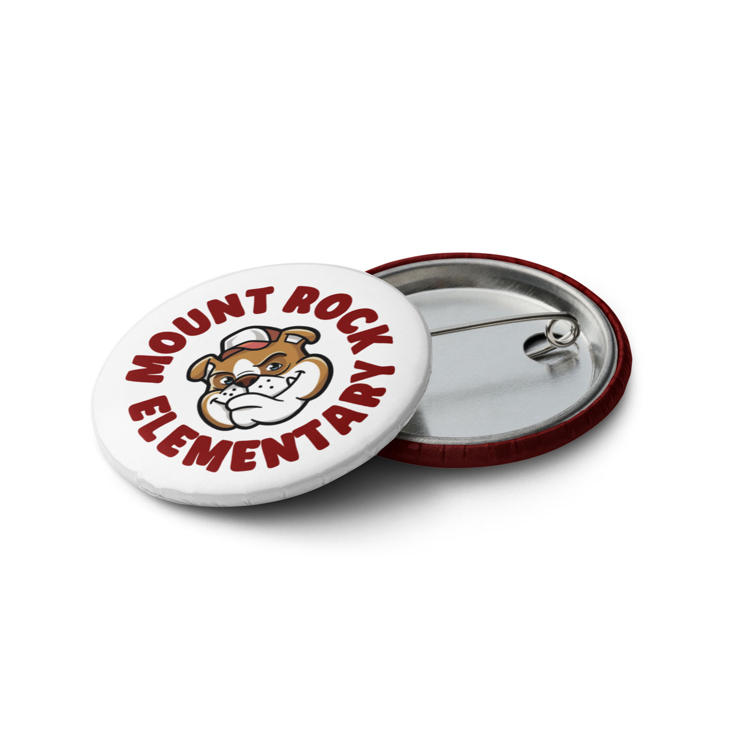Set of pin buttons